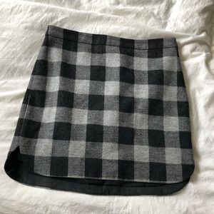 Madewell Plaid Skirt